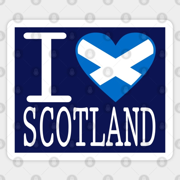 I love Scotland Sticker by BigTime